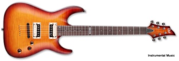 ESP LTD H-101FM Amber Sunburst Electric Guitar