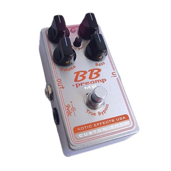 XOTIC EFFECTS CUSTOM SHOP BB PREAMP WITH MID-BOOST
