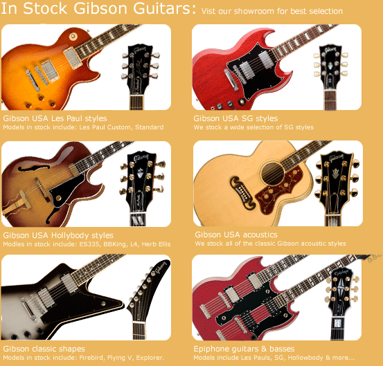 Gibson ins stock