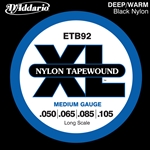 D'Addario ETB92 Tapewound Bass Guitar Strings, Medium, 50-105, Long Scale