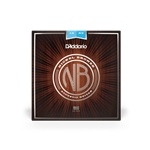 D'Addario NB1253 Nickel Bronze Acoustic Guitar Strings, Light, 12-53