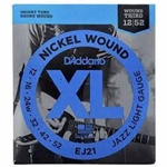 D'Addario EJ21 Nickel Wound Electric Strings, 12-52