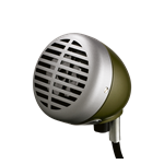Shure 520dx Green Bullet Harmonica Microphone