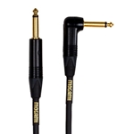 Mogami Gold Instrument Cable Straight to Right Angle; 10 ft