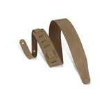 Levy’s 2 1/2″ Wide Sand Suede Guitar Strap