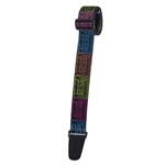 Henry Heller Sublimation Design Guitar Strap, Cassettes