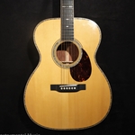 Martin Custom One-Off 000-14F, Quilted Bubinga, Adirondack Top, Euro Flame Maple Binding