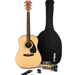 Yamaha Gig Maker Deluxe Pack - Solid Top Acoustic Guitar with Accessories!