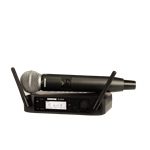 Shure GLXD24/SM58
Digital Wireless Vocal System with SM58 Vocal Microphone