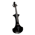 Cremona Premier Full Size Electric Student Violin, Sparkle Black