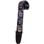 HENRY HELLER ARTIST SERIES Sublimation Strap Sugar Skull Motif