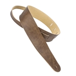 Henry Heller Capri Leather Strap, 2.5", Burnished Brown
