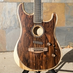 Fender Acoustasonic Stratocaster Exoitc Ziricote, with Hardcase