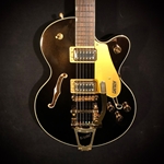 Gretsch G5655TG Electromatic Center Block Jr Single Cut with Bigsby Black Gold