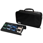 Gator Small Black Aluminum Pedal Board w/ Carry Bag