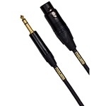 Mogami Gold TRS to Female XLR Cable; 10 ft