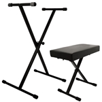 OnStage Keyboard Stand and Bench Pack