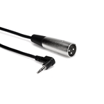 Hosa XVM110M Right Angle 3.5mm TRS to XLR-Male, 10 Ft