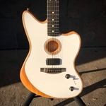 Fender Acoustasonic Jazzmaster, Arctic White, With Bag
