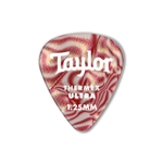 Taylor Premium 351 Thermex Ultra Guitar Picks, Ruby Swirl, 6-Pack