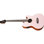 Talman TCY10E Aoustic Electric Pastel Pink with Mahogany