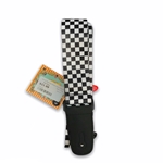 Henry Heller 2" Guitar Strap, Black & White Checkerboard