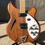 USED 2014 RICKENBACKER 360W WALNUT 6 STRING WITH HARD CASE