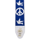 D'andrea Ace Vintage Reissue Strap, Peace & Dove, Blue