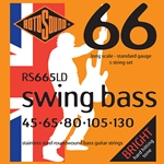 Rotosound Swing Bass 5-String Roundwound Strings, Long Scale, 45-130