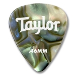 Taylor Celluloid 351 0.71mm Guitar Picks, Abalone, 12-Pack