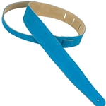 Henry Heller Capri Suede Strap, 2.5", Turquoise