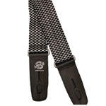 Lock-it 2" Poly Pro Series Strap with Leather Ends, Silver Checker