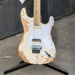 Charvel Pro-Mod So-Cal Henrik Danhage Signature, White Heavey Relic