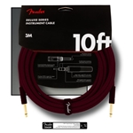 Fender Deluxe Tweed Cable, 10 Ft, Oxblood