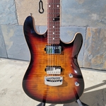 Used 2021 Ernie Ball Music Man Sabre, Rosewood Fretboard, Bougie Burst with Hard Case