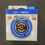 Martin Authentic 3 Packs, MA540 Light, 92/8