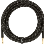 Fender Deluxe Instrument Cable, 18.6', Black Tweed