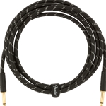 Fender Deluxe Instrument Cable, 10', Black Tweed