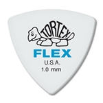 Dunlop 1mm Tortex Flex Triangle Guitar Pick, 6 pack