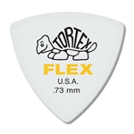 Dunlop 0.73mm Tortex Flex Triangle Guitar Pick, 6 pack