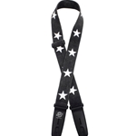 Lock-it 2" Distressed Cotton Series Strap, Black Star
