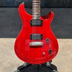 Used PRS SE Pauls Guitar, Fire Red with Gigbag