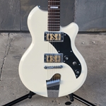 Used Supro 2020AW Westbury Dual Pickup Island Series Antique White With hard Case