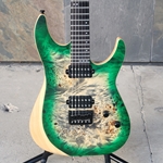 Used Schecter Reaper 6 Satin Forest Burst with Hard Case