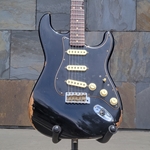 Fender Custom Shop 2017 LTD Relic Dual-Mag Stratocaster Black Roasted Maple