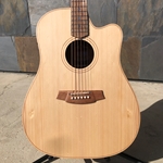 Cole Clark FL Dreadnought Bunya Face, Australian Blackwood Back & Sides Cutaway