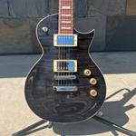 USED ESP LTD Eclipse EC-256 with Transparent Black Flame Maple Top