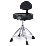 Mapex Saddle Top Double-braced Drum Throne with Backrest