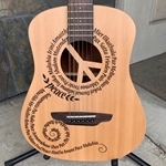USED Luna 3/4 Peace Acoustic Guitar