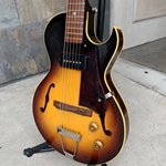 Used Gibson ES140 3/4 Sunburst Hollow Body Electric Guitar 1957